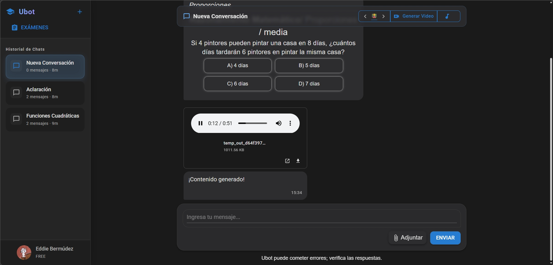 Captura de promoción.